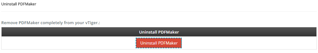 Uninstall PDF Maker