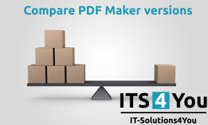 Compare PDF Maker versions