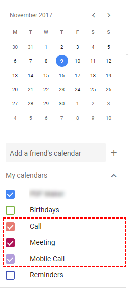 How to create new Google Calendar