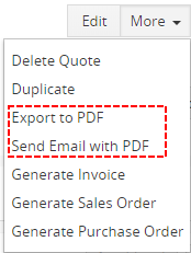 How to hide standard vtiger Export to PDF or Send Email with PDF