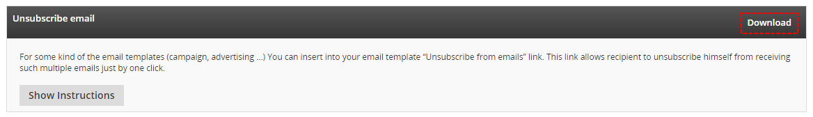 Download UnsubscribeEmail.zip – Email Maker Vtiger 7