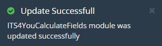 How to update Calculated FIelds ITS4YOU