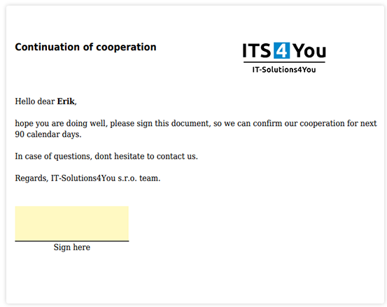 PDF Signature for Vtiger CRM