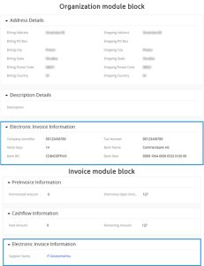 XRechnung extension for Vtiger CRM