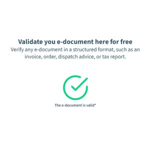 Validate your e-documents
