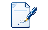PDF Signature icon